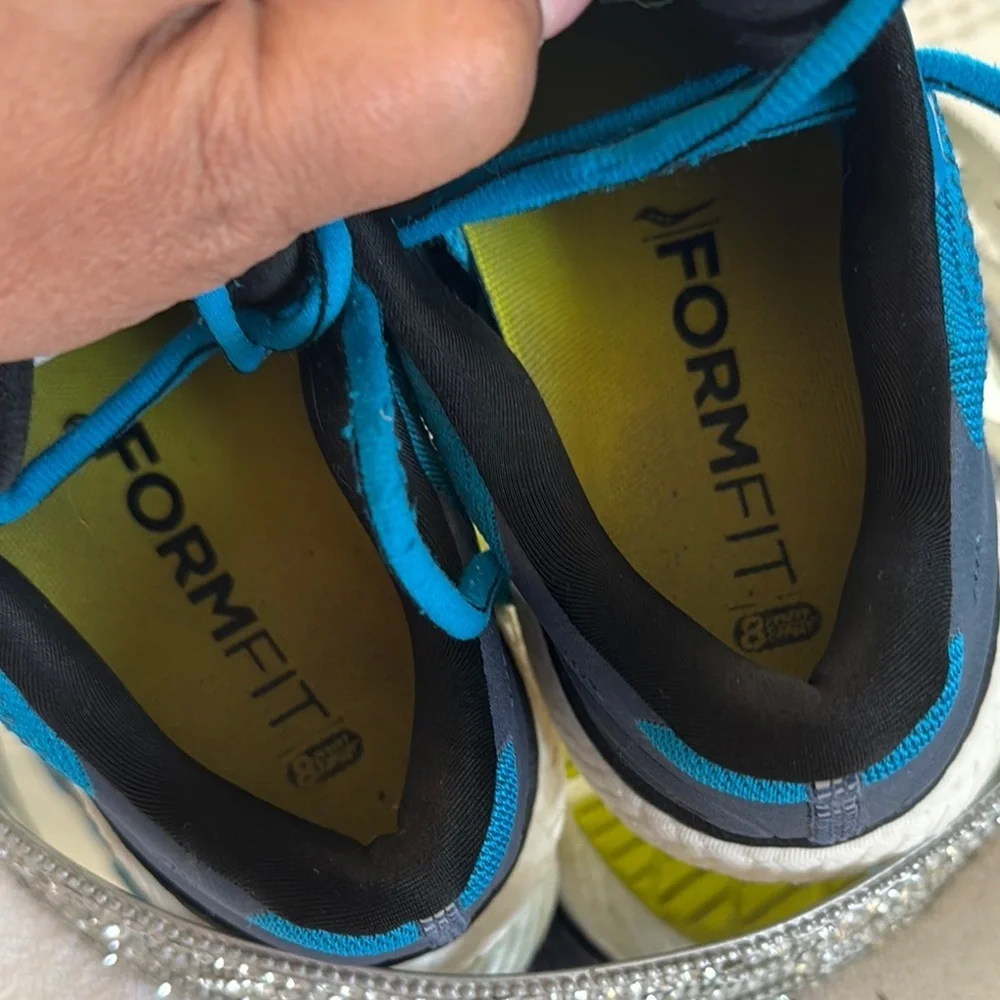 Saucony Teal and Yellow Athletic Shoes